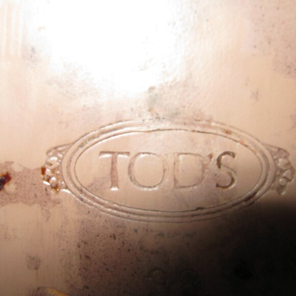 TOD's  Italian Black Leather Loafers - Size 38 Size 8 - Picture 4 of 5